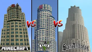 LOS SANTOS: MINECRAFT VS GTA 5 VS GTA SAN ANDREAS(WHICH IS BEST?)