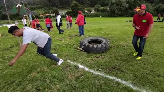 CARRERA DE OBSTÁCULOS JÓVENES CAMPAMENTO JUVENIL CRISTIANO