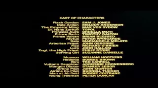 Flash Gordon (1980) Ending credits