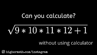 Olympiad maths question | Solve in 1 minute | Learn instant how to solve | without using calculator