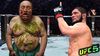 Khabib Nurmagomedov vs. Greedy Widower (EA sports UFC 5)