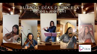 Buenos días Princesa Cover para cuarteto y Flauta
