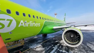 Airbus A320neo а/к S7 Airlines | Рейс Иркутск — Санкт-Петербург