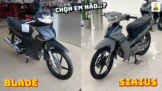 Yamaha Sirius 110 2024 VS Honda Blade 110 2024 ▶️ Chọn xe số nào..? 🔴 TOP 5 ĐAM MÊ