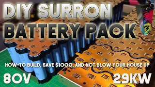 SURRON DIY 80V / 29kW BATTERY BUILD – HOW-TO