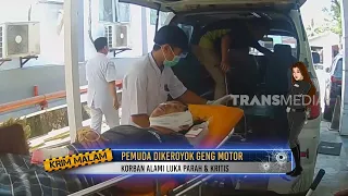 Geng Motor Berulah Satu Pemuda Kritis Dikeroyok Dengan Sajam | KRIM MALAM (01/07/23)