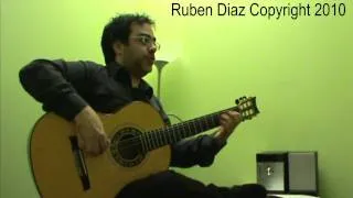 da-di-gi-na-dum  exercise on one string / Konakol applied to flamenco / guitar lesson / Ruben Diaz