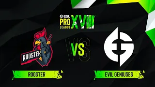 Rooster vs. Evil Geniuses - Map 1 [Mirage] - ESL Pro League Season 18 - Group B