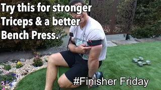 Upper body BFR Finisher - Tricep focus with Blood Flow Restriction