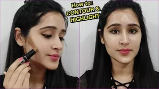 How to Do CONTOURING AND HIGHLIGHT- 1 SIMPLE TRICK