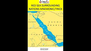 Trick to Remember countries touching Red Sea in 30 seconds | UPSC Prelims Trick