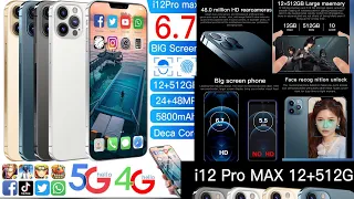 Unboxing i12Pro Max phone | Look like iPhone 12 pro