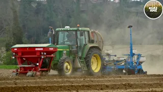 CORN SEEDING 2023 | John Deere 6610 & OM 750 | Maschio Gaspardo + Monosem | Mazzetti & Lissana