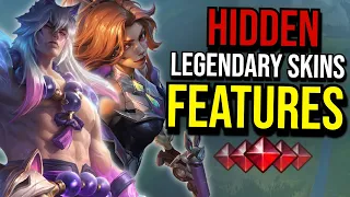 All HIDDEN Legendary Skins Features | League of Legends