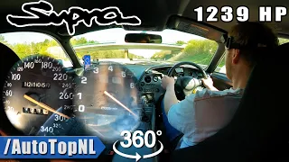 1239HP Toyota SUPRA 2JZ 360° on AUTOBAHN by AutoTopNL