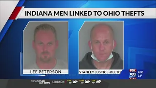 Indiana men linked to Ohio thefts