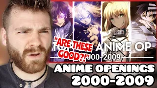 First Time Reacting to the BEST ANIME OPENINGS of 2000-2009 | ANIME REACTION!