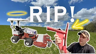 MAJOR FAIL!  WE BROKE OUR VENTRAC 4500 TRACTOR! | Can I Fix It?!?