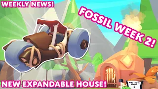 🦕 FOSSIL ISLE WEEK 2! 🦴 New EXPANDABLE Fossil Home! 🏠 Weekly News! 🗞️ Adopt Me! on Roblox