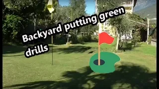 Backyard chipping and putting