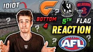 REACTING To My AFL Season Predictions 2023