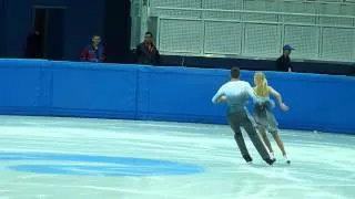 Bobrova & Soloviev, FD at practice, Russian Nationals 2014