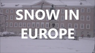 Snow in Europe, shot with Sony RX10 IV, (High Frame Rate Slow Motion Settings)