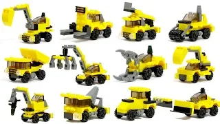 Working car block assembly | Construction site vehicle | dump truck surprise egg