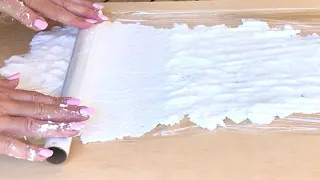 Mix Water, Flour, Toilet Paper and Glue / This you have to see