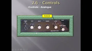 Echo sounder on ships - Operational controls (Gain, Range, Phase, White Line, Time Varied Gain)