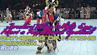 🔥Jordan/Talon White Eye Men's Traditional Special(🏆CHAMPIONS🏆)SNL Gathering Of Nations Powwow 2022🔥
