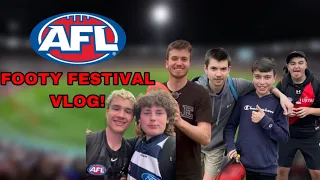 FOOTY FESTIVAL VLOG 2022 ft. AFL YOUTUBERS!