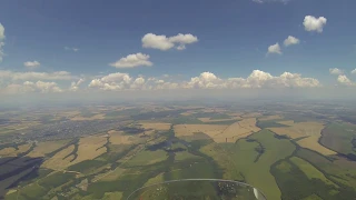 Взлететь под облака. Полет на автожире на высоту ~2км.  Up to 6100ft.