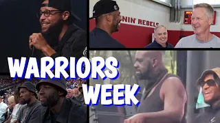 Steph Curry x Paramore, Shaq x GP2, Chris Paul x Kerr x Team USA, Draymond x KD; a week of #Warriors