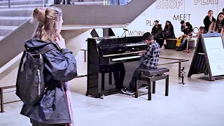 Harry - 7 Years Old, Playing Primavera by Ludovico Einaudi at Battersea Power Station