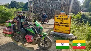 ENTERED IN MYANMAR ( BURMA ) BY LAND BORDER ON MY MOTORCYCLE 🔥