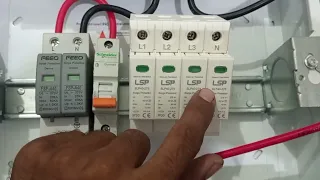 Ac spd connections for solar inverter  | how to use surge protecting device
