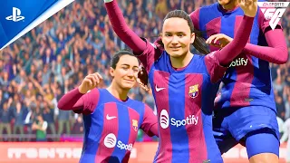 EA FC 24 | Barcelona vs Madrid CFF - Liga F Femenino 23/24 | PS5 Gameplay