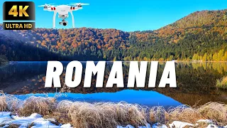 Romania In 4K 🇷🇴  | Beautiful Drone Video | Relaxing Music