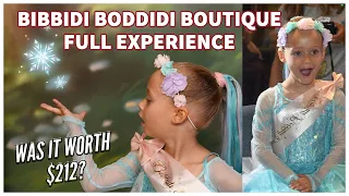 BIBBIDI BOBBIDI BOUTIQUE Full Experience 2023 | Magic Kingdom BBB First Time! Elsa Makeover