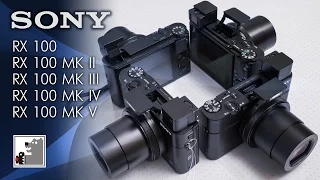 Всё семейство камер SONY RX 100**