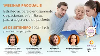 Proqualis | Estratégias para o Engajamento de pacientes e familiares para a segurança do paciente