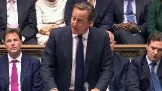 British parliament debates military intervention in Syria