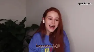 Madelaine Petsch Among us oynuyor (türkçe çeviri )