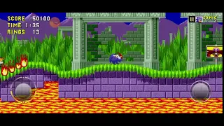 sonic the hedgehog 1 sonic and tails green hill and marble zone