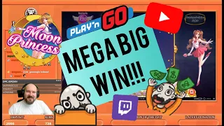 Mega Big Win From Moon Princess Slot!!