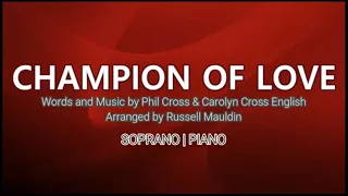 Champion of Love | Soprano Vocal Guide by Sis. Guillen Tiburcio-Leodones