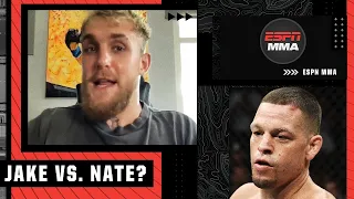 Jake Paul says he’d fight Nate Diaz in UFC for free 👀 | ESPN MMA