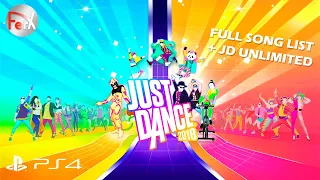 Just Dance 2018 - FULL Song List + Unlimited [PS4]