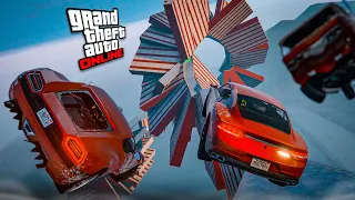 А ЧЕ ТАК СКОЛЬЗКО?! УДЕРЖИСЬ НА ЭТОМ СПУСКЕ в GTA 5, НЕ ВЫЛЕТИ И ДОЙДИ ДО КОНЦА!